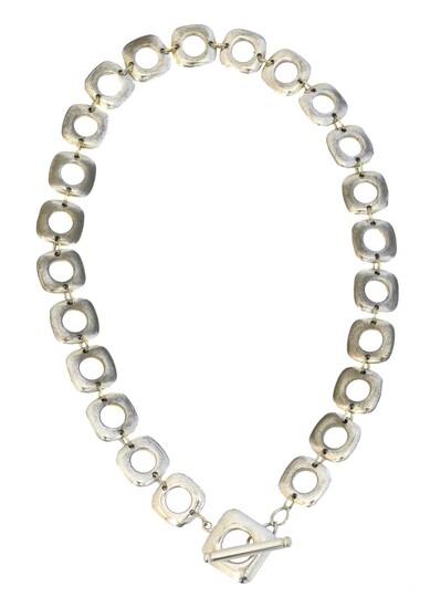 An Elsa Peretti for Tiffany & Co 'Square Cushion' necklace
