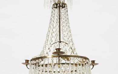 An Empire style chandelier, first half of the 20th century.