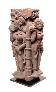 An Indian Sandstone Sculpture