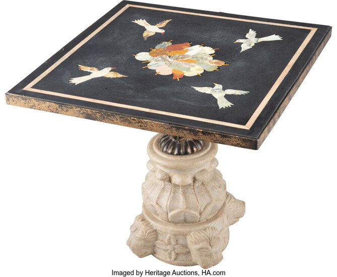 An Italian Side Table with Pietra Dura Top