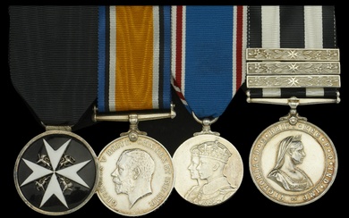 An Order of St. John group of four awarded to Private J....