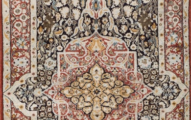 An oriental wool carpet 20th Century