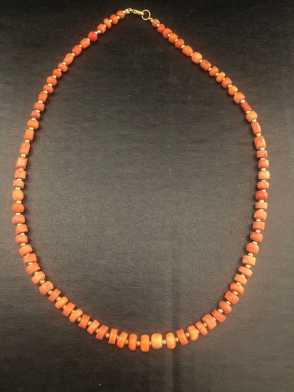 Ancient Egyptian Carnelian Necklace - (1)