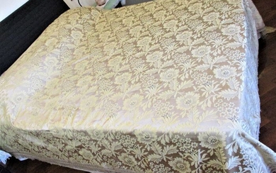 Antico Opificio Serico - Italy 1950 Double bed cover Pure silk - 250 x 245 cm - Silk - 1950