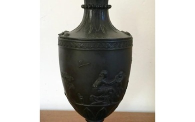'Antique 18th / 19th century Wedgwood Black Basalt Vase Urn Neoclassical Georgian''''**