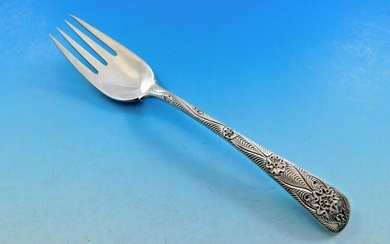 Antique Engraved by Tiffany and Co Sterling Silver Salad / Fish Fork 6 5/8"