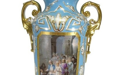 Antique European porcelain vase