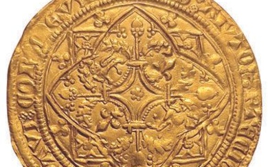 Aquitaine. Edouard le Prince Noir. 1362-1372. Pavillon d'or.