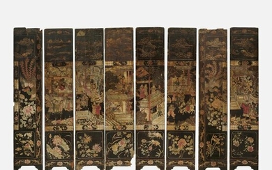 Asian, Eight panel screen
