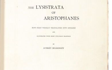 BEARDSLEY--ARISTOPHANES | The Lysistrata of Aristophanes, 1896, number 21 of 100 copies