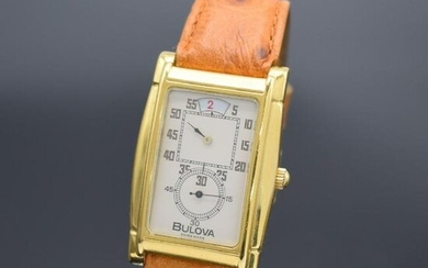 BULOVA Doctors-Watch gilt duo-dial wristwatch