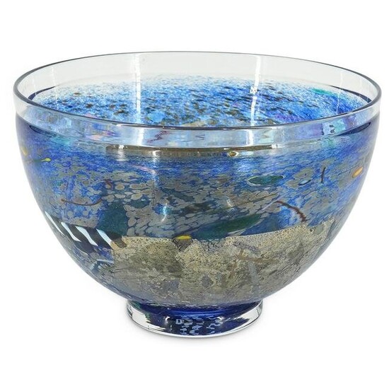 B.Vallien Kosta Boda "Satellite" Art Glass Vase