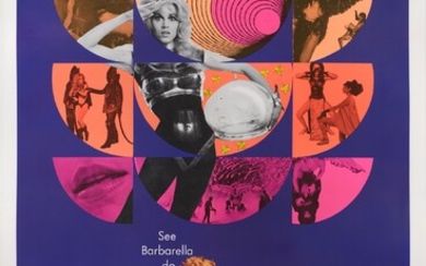 Barbarella (1968), style B poster, US