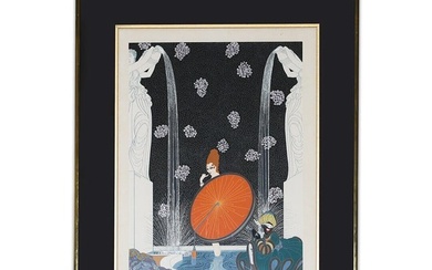 Bath of Marquise by Erte Limited Edition numbered 169/300 (Signed)