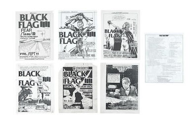 Black Flag and others: A collection of Concert Flyers and Handbills