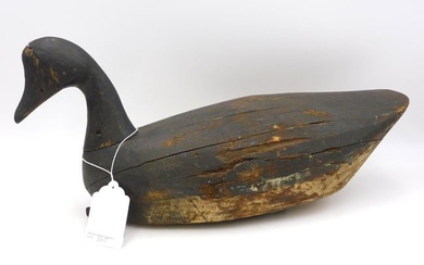 Brant carved decoy, Virginia body with a Maine or
