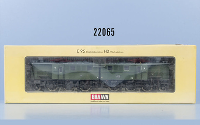 Brawa H0 0240 Doppel-E-Lok der DR, BN E95 02, Z 1, in OVP, ...