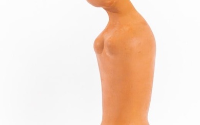 Bussy Modernist Nude Terracotta Sculpture