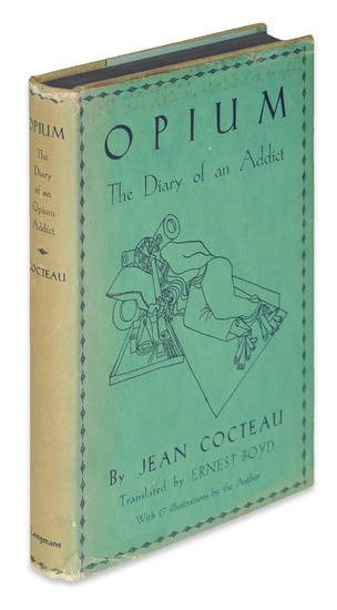 COCTEAU, JEAN. Opium: the Diary of an Addict. Illustrations by the author. 8vo,...