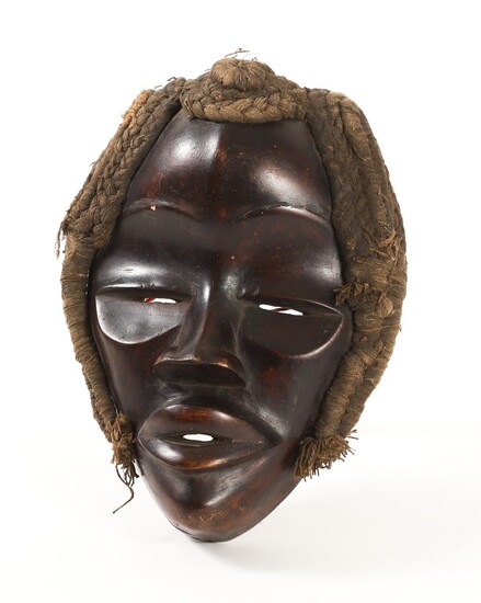 Carved African Mask FR3SHLM