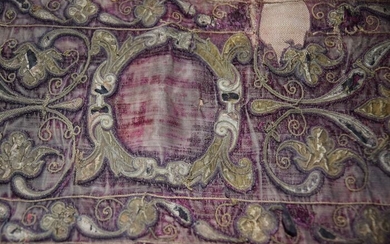 Chasuble part / token - Baroque - Silk - Early 17th century