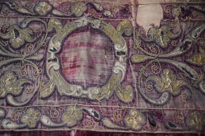 Chasuble part / token - Baroque - Silk - Early 17th century