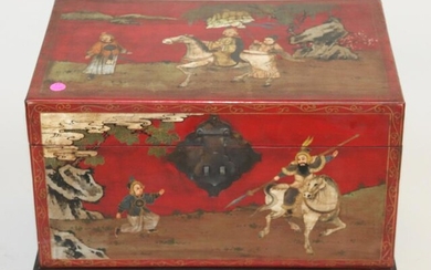 Chinese Paint Decorated Chest