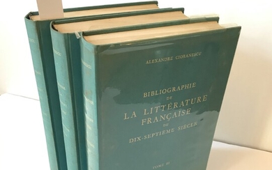 Cioranescu, A. Bibliographie de la littérature française du dix-septième siècle....