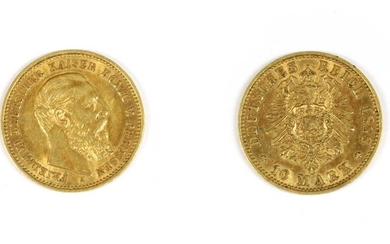 Coins, German States, Friedrich III (1888)