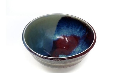 Colorful Vintage Handmade Ceramic Bowl