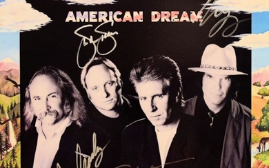 Crosby, Stills, Nash & Young American Dream signed album
