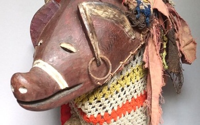 Dance mask - "NGULU" - Chokwe - Angola (No Reserve Price)