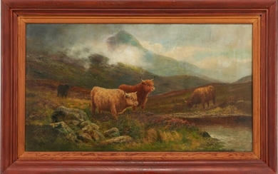 Daniel Sherrin the Elder O/C, Highland Cattle