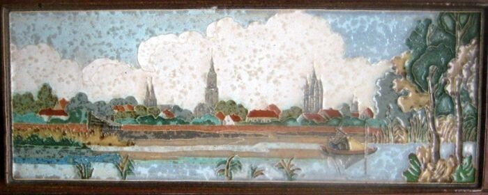 De Porceleyne Fles, Delft - "View of Delft" - 42.5 cm - Earthenware