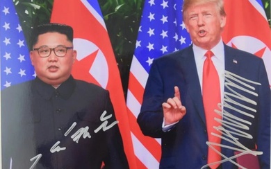 Donald Trump, Kim Jong Un Photograph