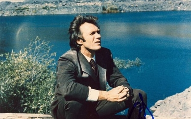 EASTWOOD CLINT: (1930- ) American Actor & Film Director. Academy Award winner. A good colour signed ...