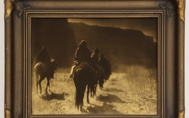 Edward Sheriff Curtis ''The Vanishing Race'' 1904 Orotone