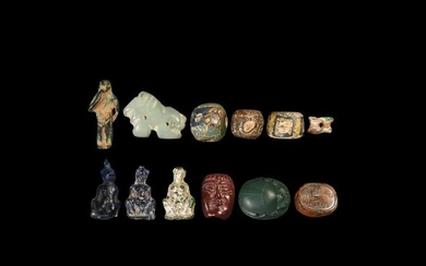 Egyptian Amulet and Bead Collection