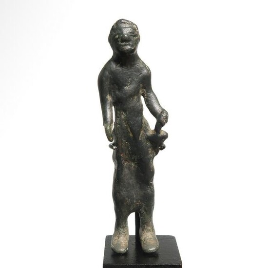 Etruscan Bronze Figure of a Man, c. 6th Century B.C.