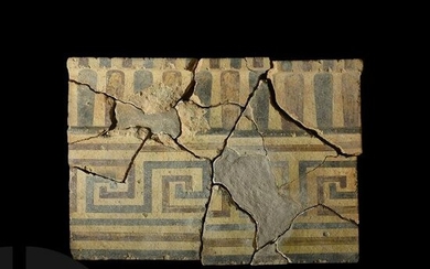 Etruscan Sima Painted Wall Covering