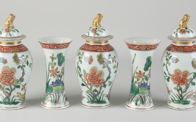 Five-piece Chinese cabinet set