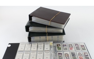 Football interest cards, very large quantity contained in 4 ...