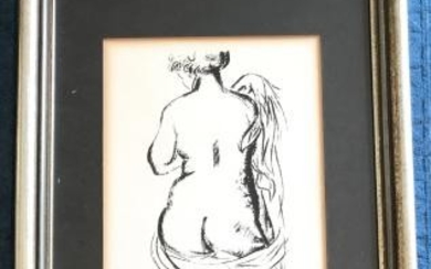 Framed Lithograph Print by Aristide Maillol