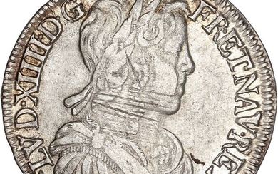 France - Louis XIV - 1/2 Écu 1655-L (Bayonne) - Silver