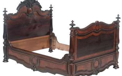 French Rococo Style Bed Frame