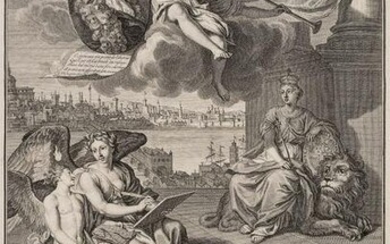 G.GOUWEN (17th), Allegory of the City of London, 1713