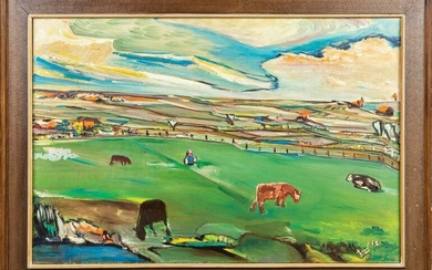 Gaston THEUNINCK (1900-1977) 'Abstract Landscape' a