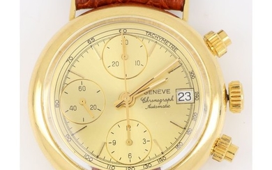 Geneve - Chronograph 18k Gold - ''NO RESERVE PRICE'' - Men - 2000-2010
