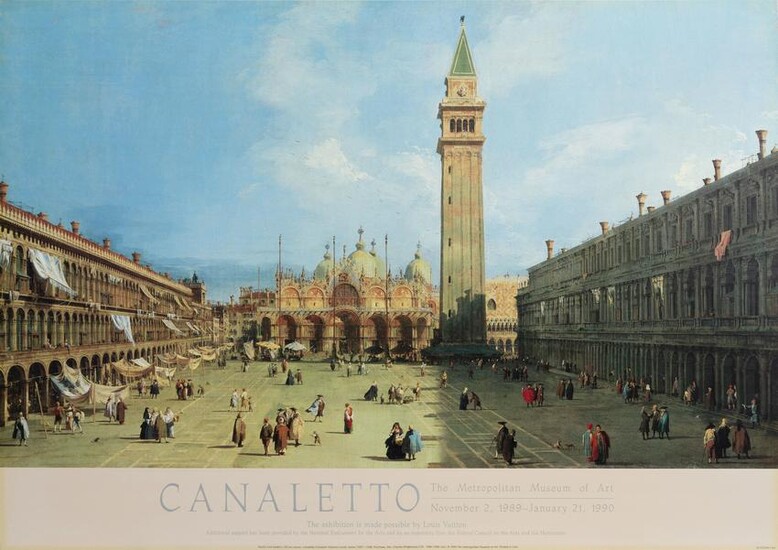Giovanni Antonio Canaletto, Piazza San Marco , Poster