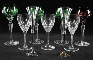 Group of Miscellaneous Glass Stemware
